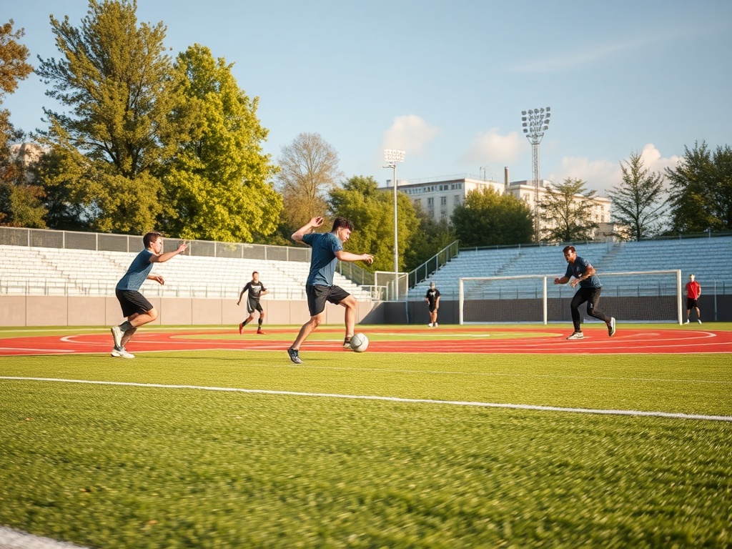 Stadion Zagłębia Sosnowiec z widocznym herbem klubu - Zagłębie Sosnowiec nowy menedżer